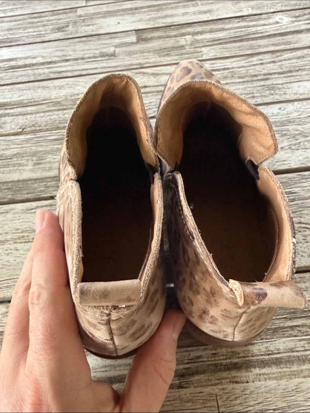 Matisse Leopard Booties / Boots womens Size 11M (11)  SMOKE FREE HOME